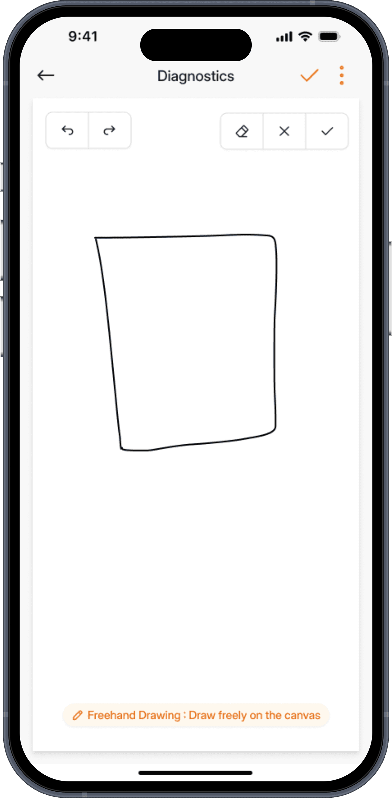 Sketch the floor plan