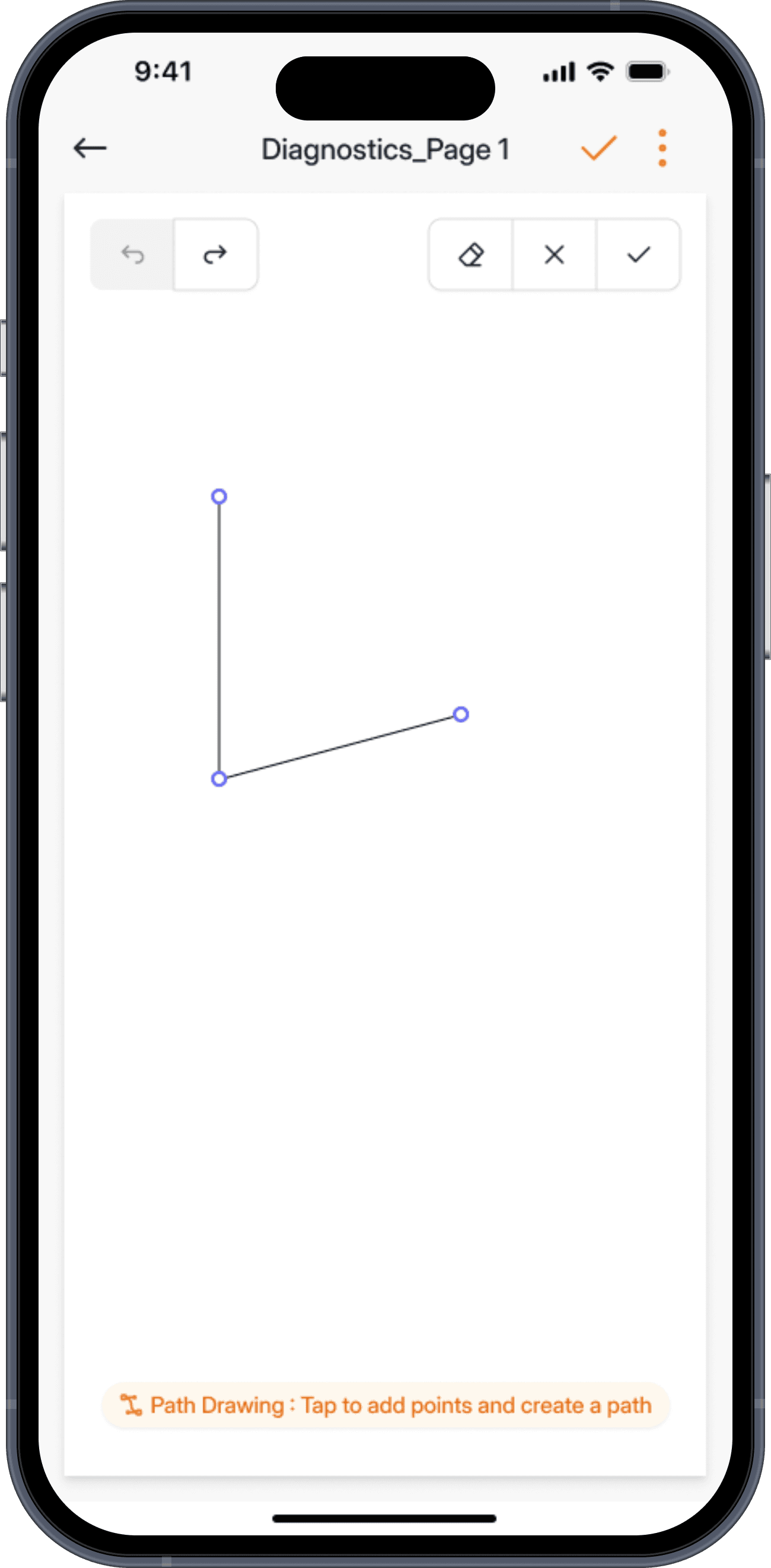 Label and annotate with points